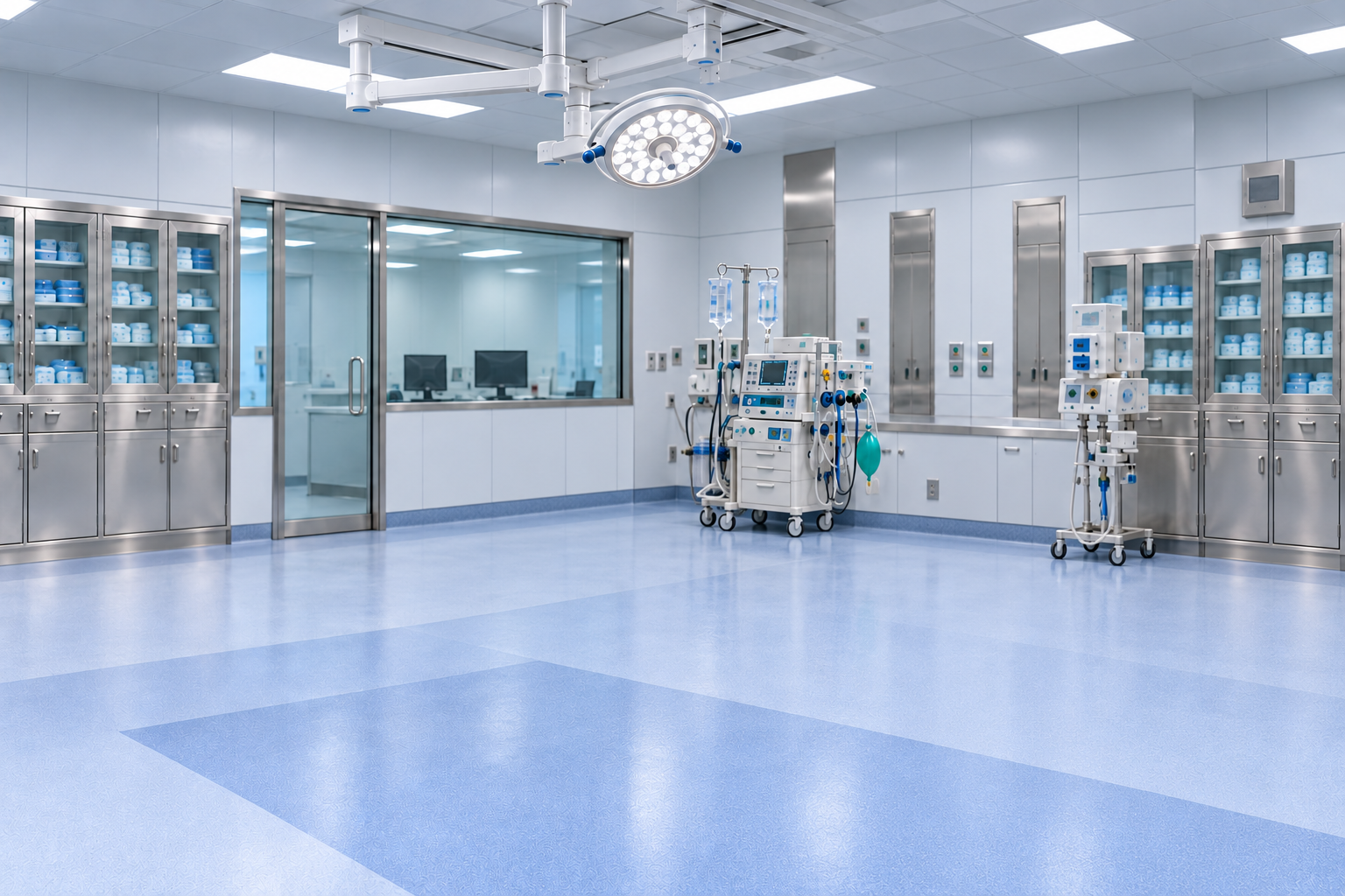Synthetic hospital IR room
